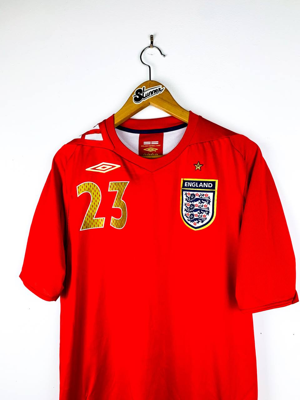 ENGLAND 2006/2008 AWAY SHIRT #23 WALCOTT