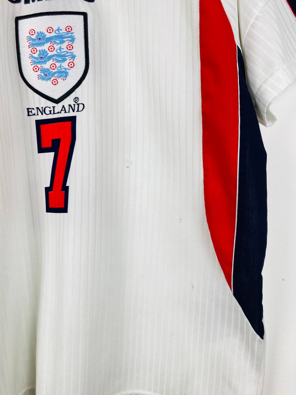 ENGLAND 1997/1999 HOME SHIRT #7 BECKHAM