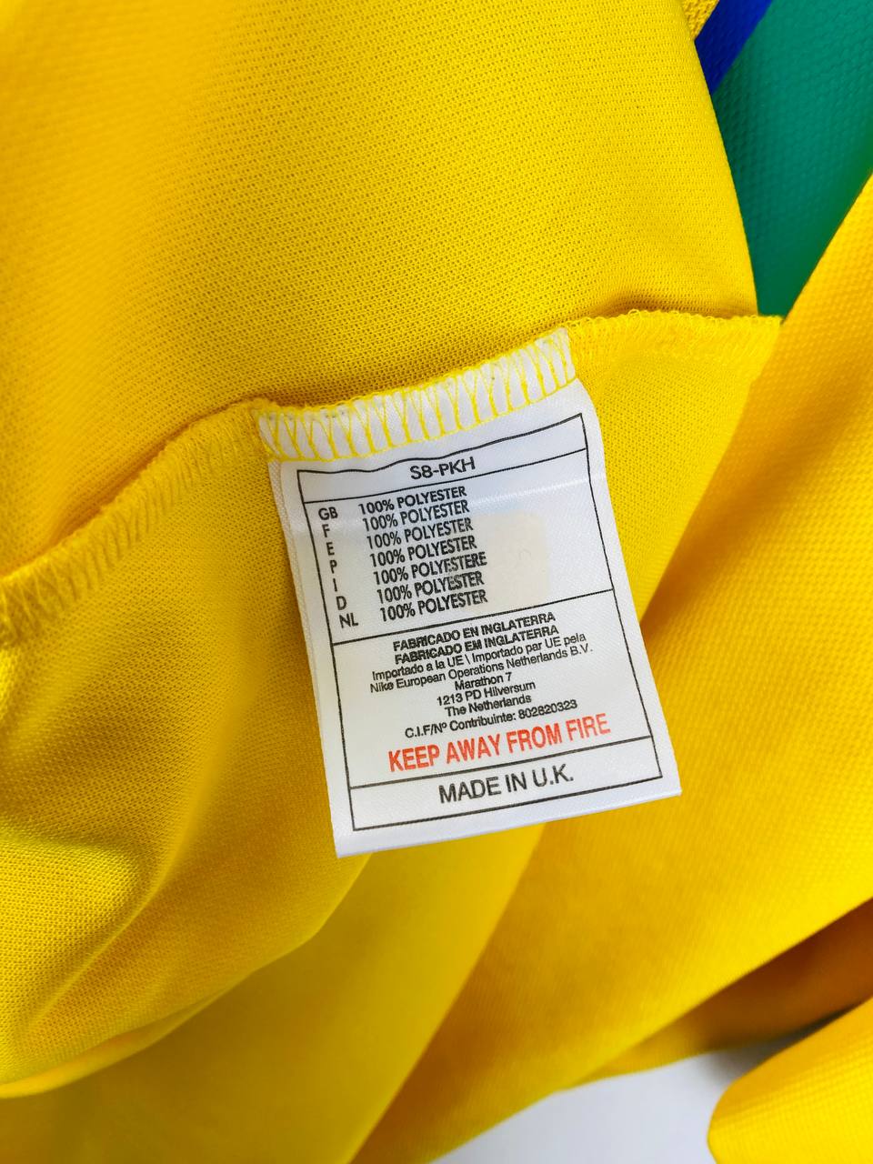BRAZIL 1998/2000 HOME SHIRT #9 RONALDO