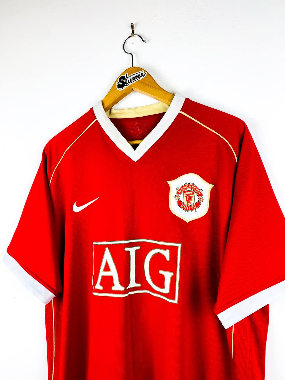 MANCHESTER UNITED 2006/2008 HOME SHIRT #7 RONALDO