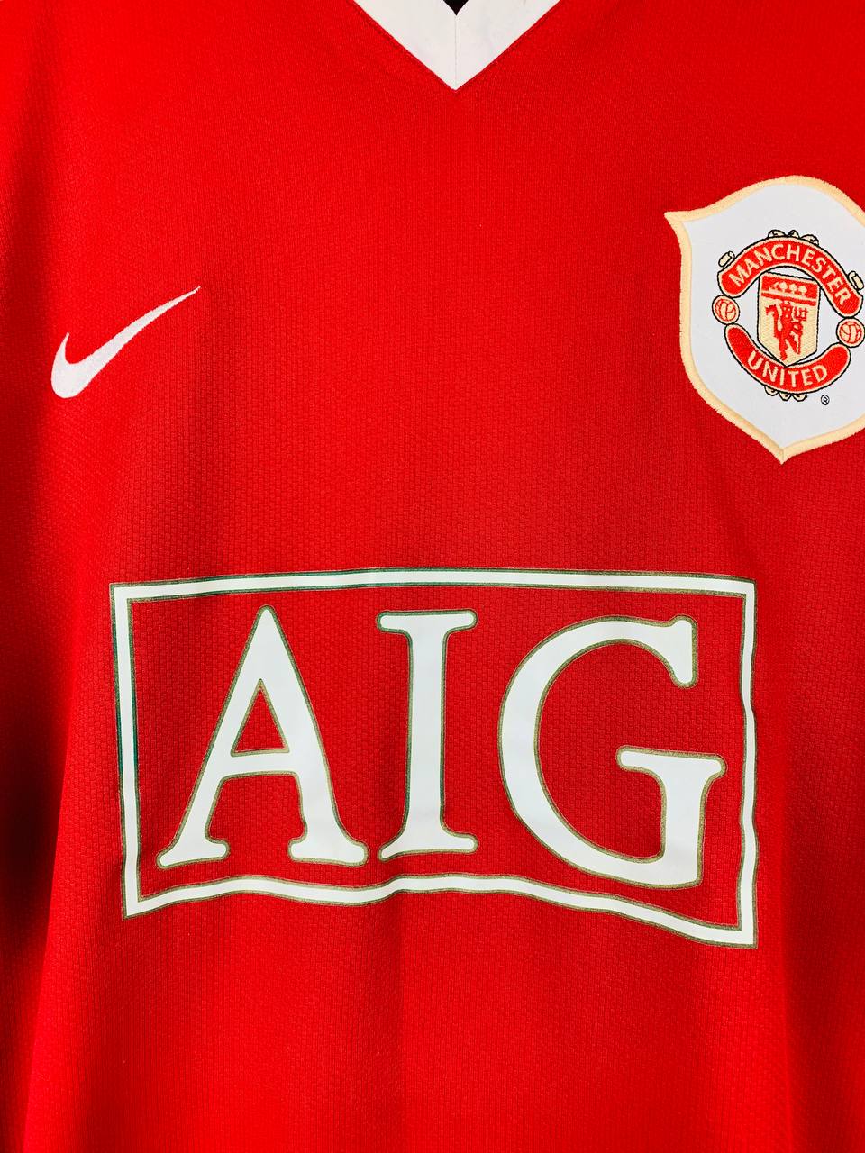 MANCHESTER UNITED 2006/2008 HOME SHIRT #7 RONALDO