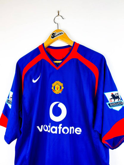 MANCHESTER UNITED 2005/2006 AWAY SHIRT #8 ROONEY