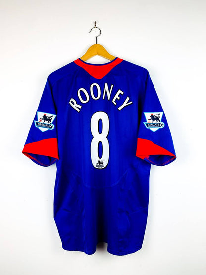 MANCHESTER UNITED 2005/2006 AWAY SHIRT #8 ROONEY