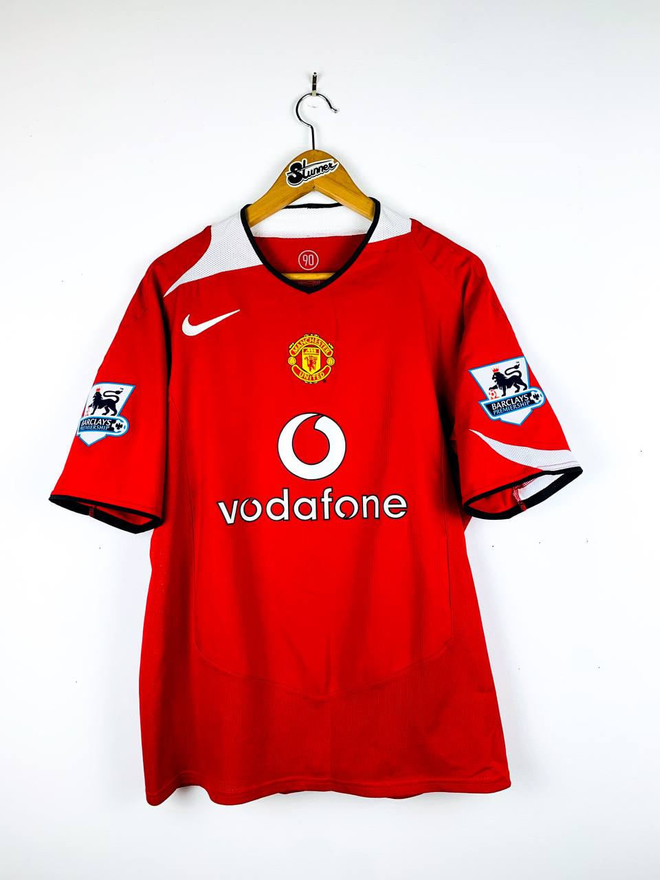 MANCHESTER UNITED 2004/2006 HOME SHIRT #18 SCHOLES