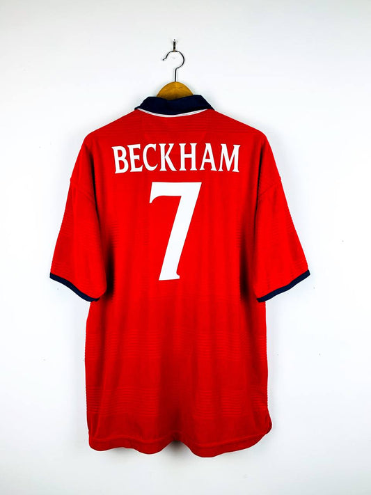 ENGLAND 1999/2001 AWAY SHIRT #7 BECKHAM