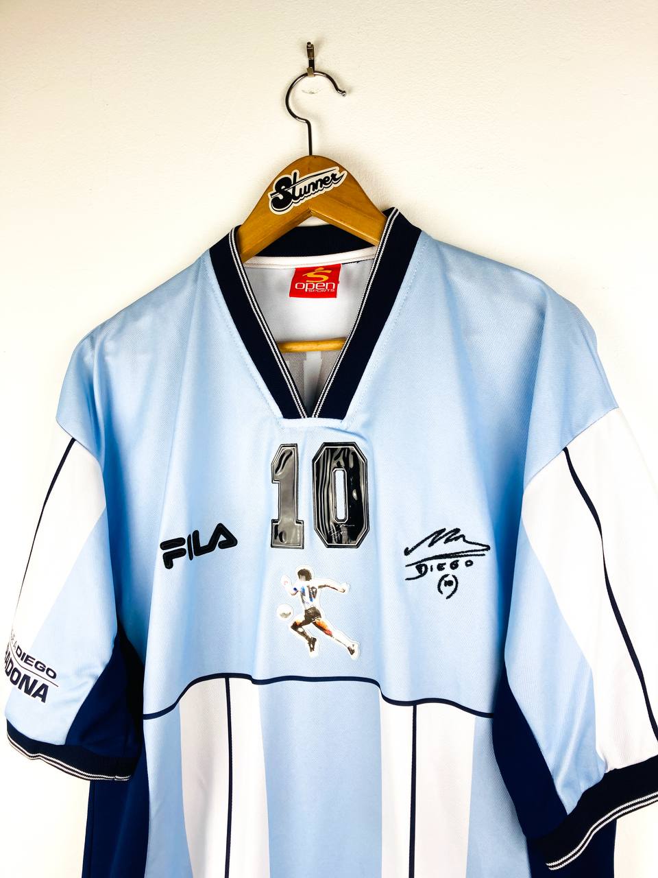 ARGENTINA 2001 SPECIAL 'TESTIMONIAL GAME' SHIRT #10 MARADONA