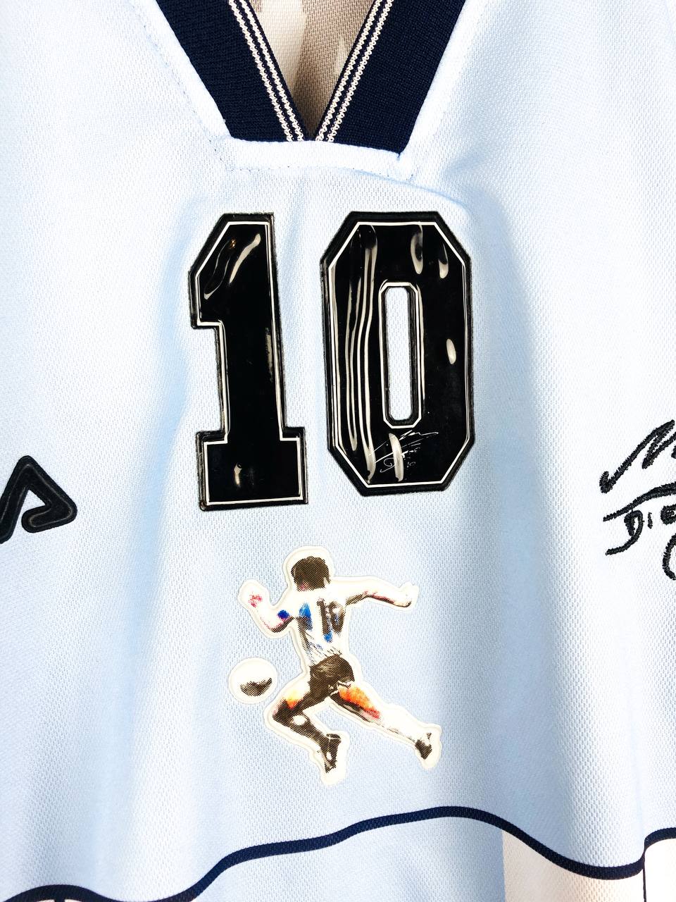 ARGENTINA 2001 SPECIAL 'TESTIMONIAL GAME' SHIRT #10 MARADONA