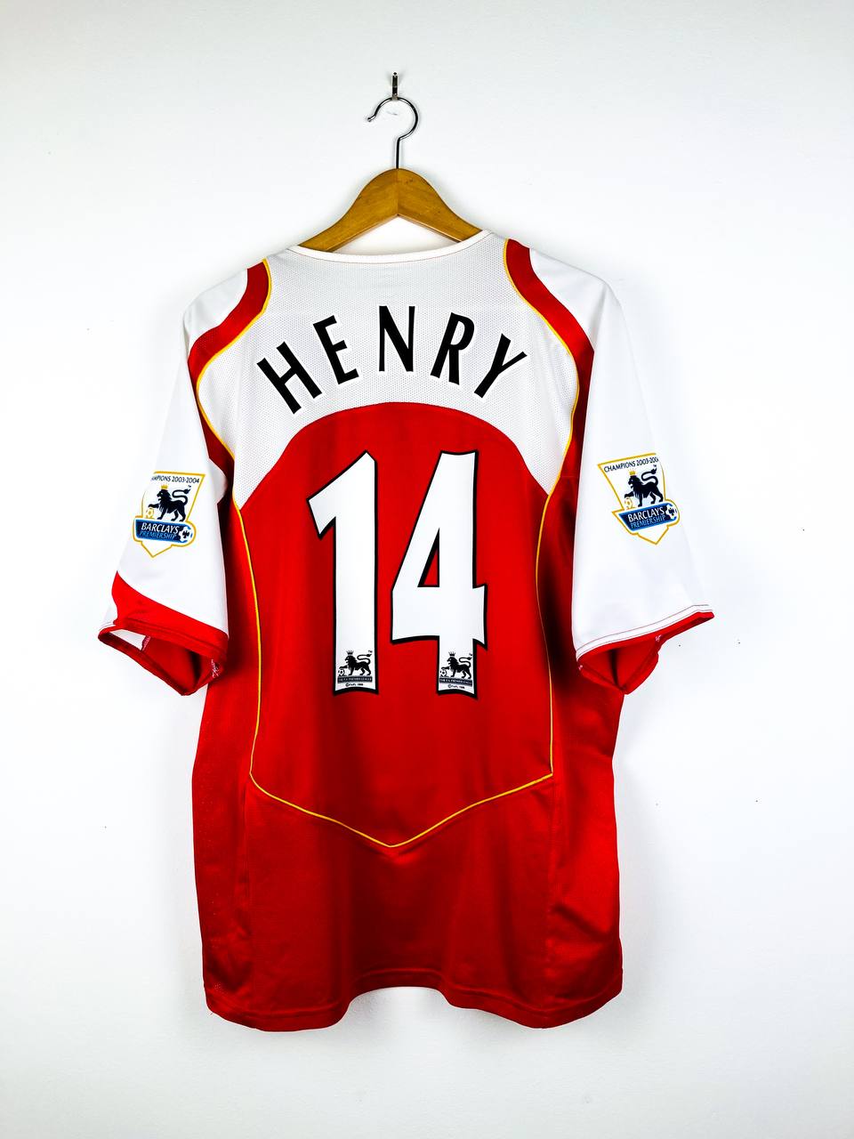 ARSENAL 2004/2005 HOME SHIRT #14 HENRY