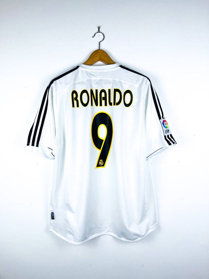 REAL MADRID 2003/2004 HOME SHIRT #9 RONALDO