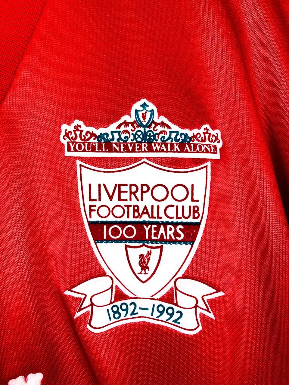 LIVERPOOL 1992/1993 *CENTENARY* HOME SHIRT
