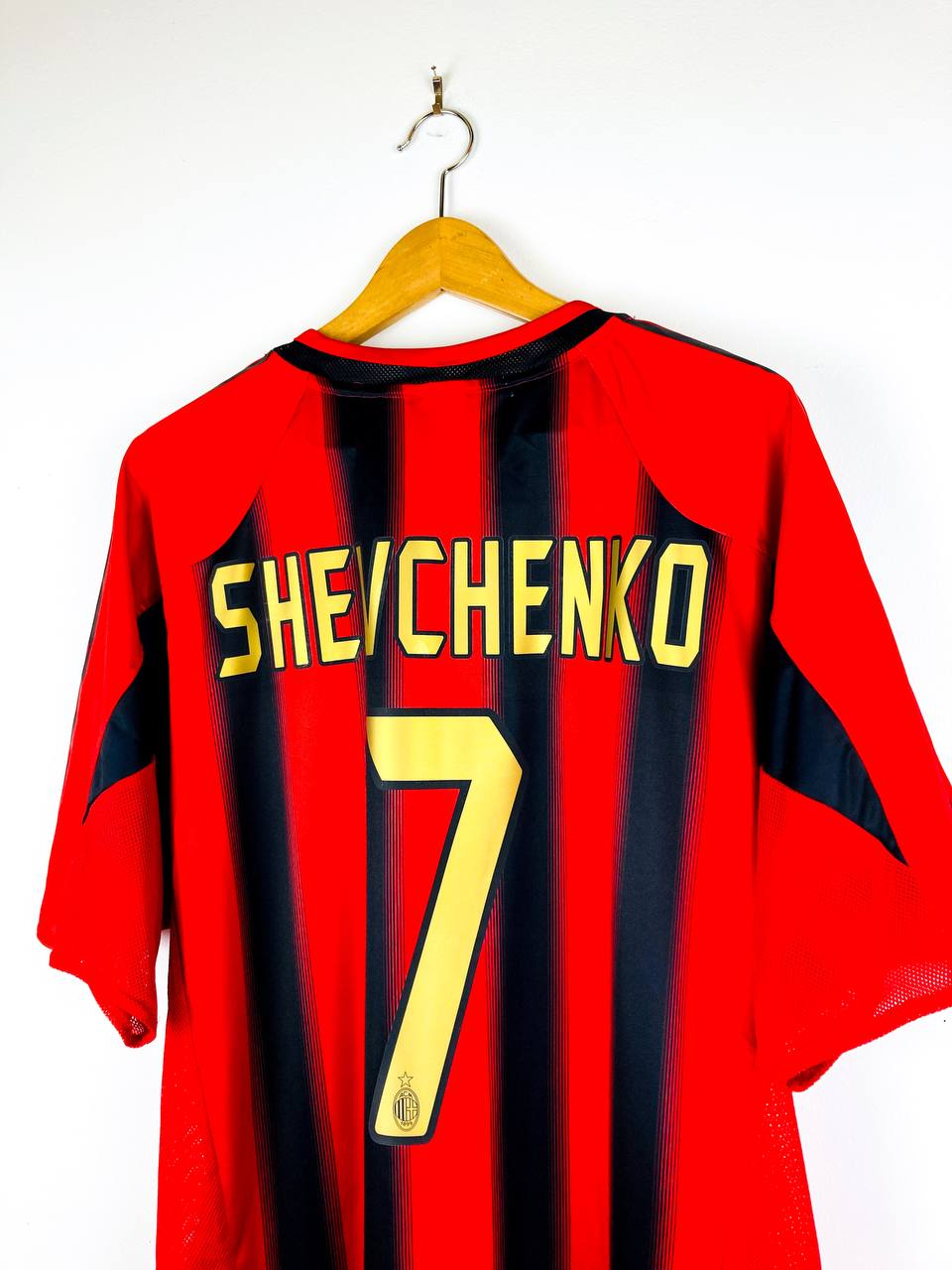 AC MILAN 2004/2005 HOME SHIRT #7 SHEVCHENKO