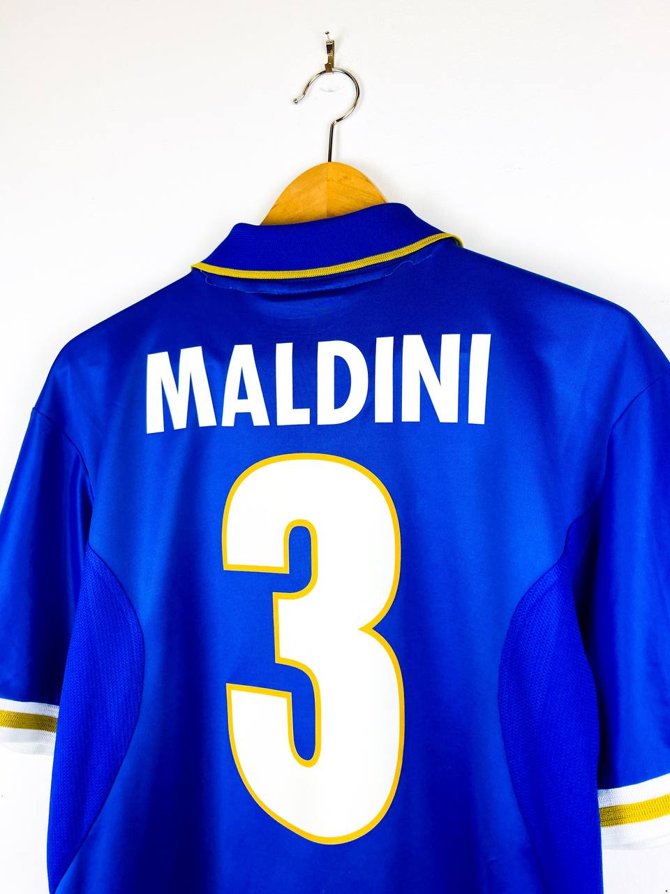 ITALY 1996/1997 HOME SHIRT #3 MALDINI