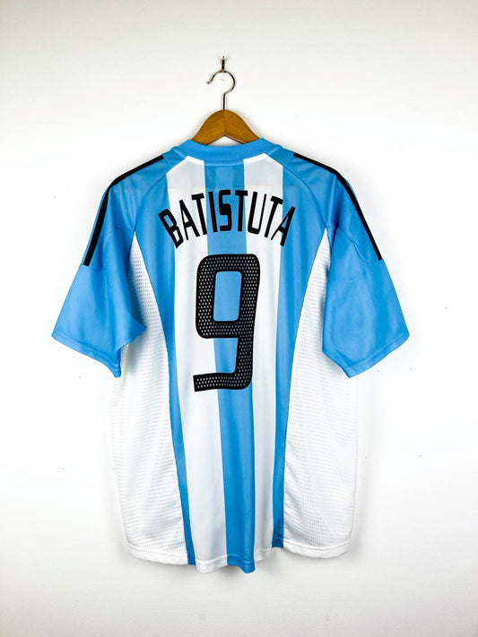 ARGENTINA 2002/2004 HOME SHIRT #9 BATISTUTA