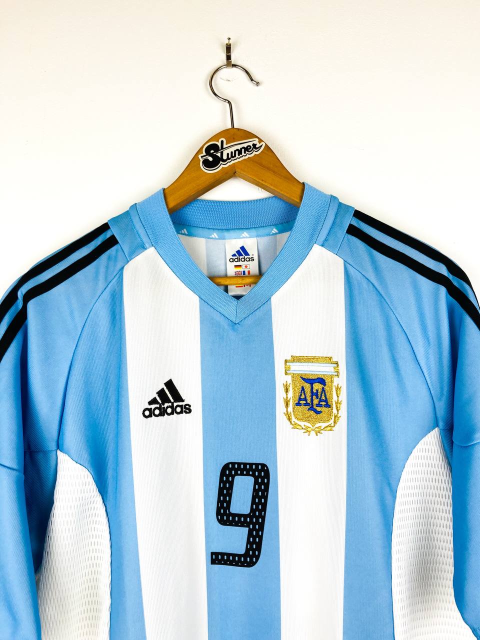 ARGENTINA 2002/2004 HOME SHIRT #9 BATISTUTA