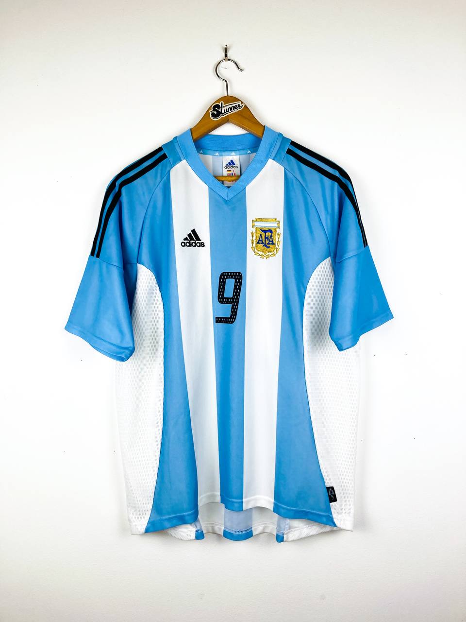ARGENTINA 2002/2004 HOME SHIRT #9 BATISTUTA