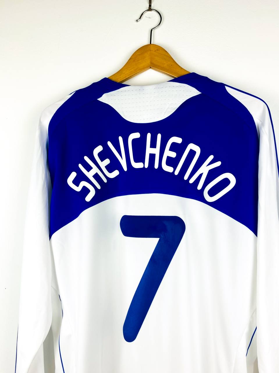 DYNAMO KYIV 2009/2010 HOME SHIRT #7 SHEVCHENKO [L/S]