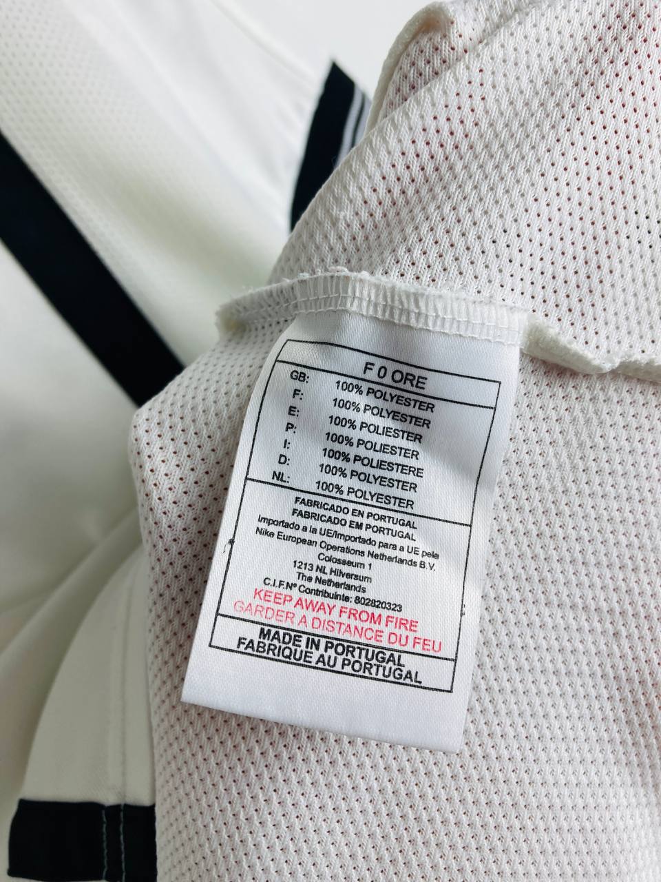 VALENCIA 2000/2001 HOME SHIRT #6 MENDIETA