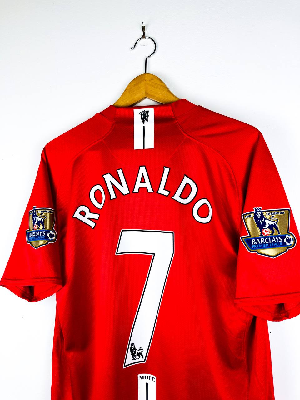 MANCHESTER UNITED 2007/2009 HOME SHIRT #7 RONALDO