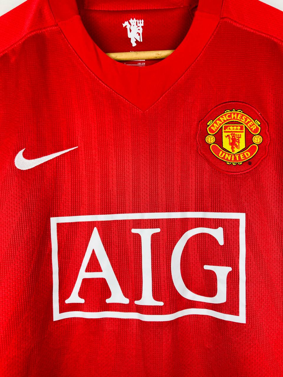 MANCHESTER UNITED 2007/2009 HOME SHIRT #7 RONALDO