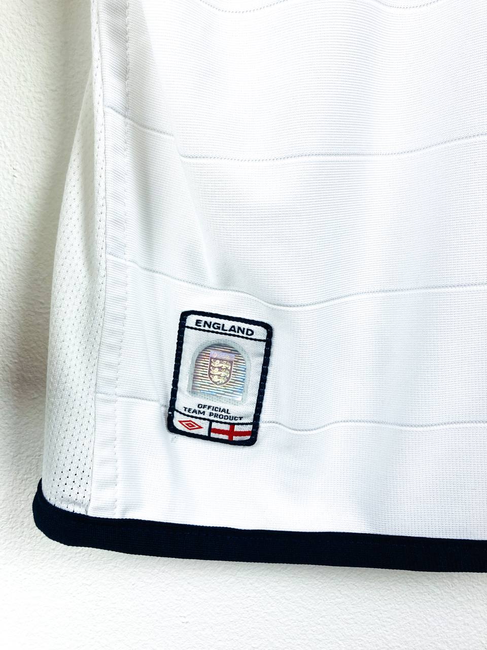 ENGLAND 2003/2005 HOME SHIRT #7 BECKHAM [L/S]