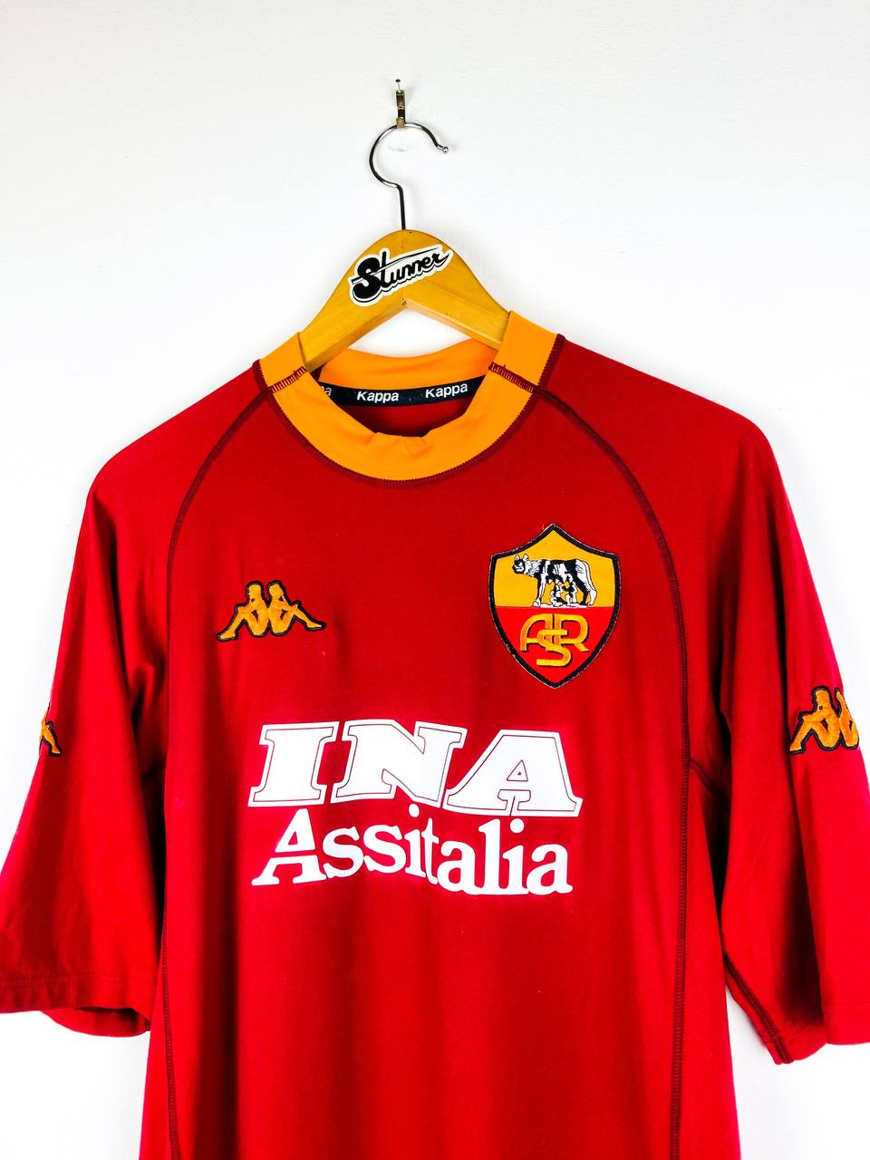 AS ROMA 2000/2001 HOME SHIRT #10 TOTTI