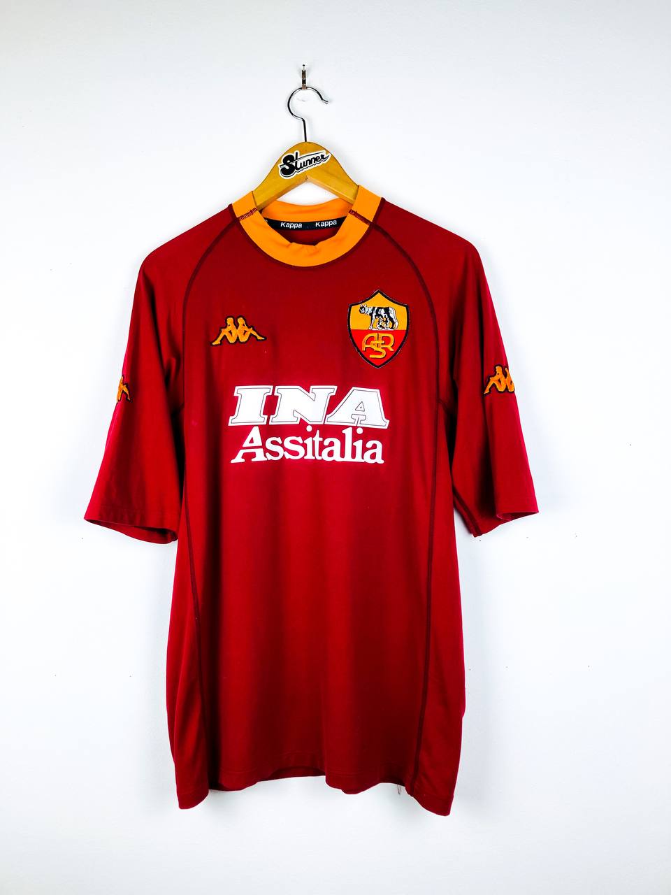 AS ROMA 2000/2001 HOME SHIRT #10 TOTTI