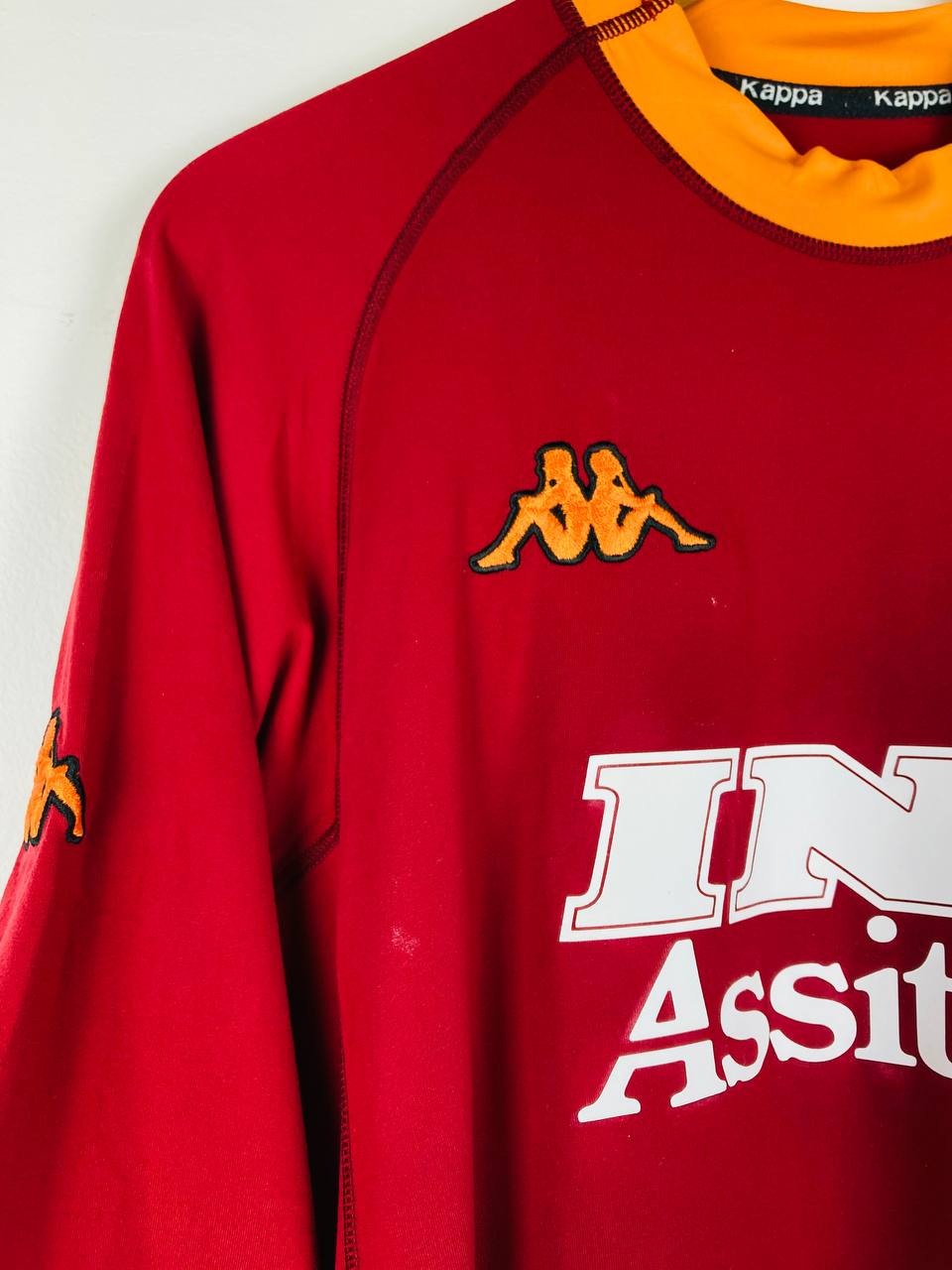 AS ROMA 2000/2001 HOME SHIRT #10 TOTTI