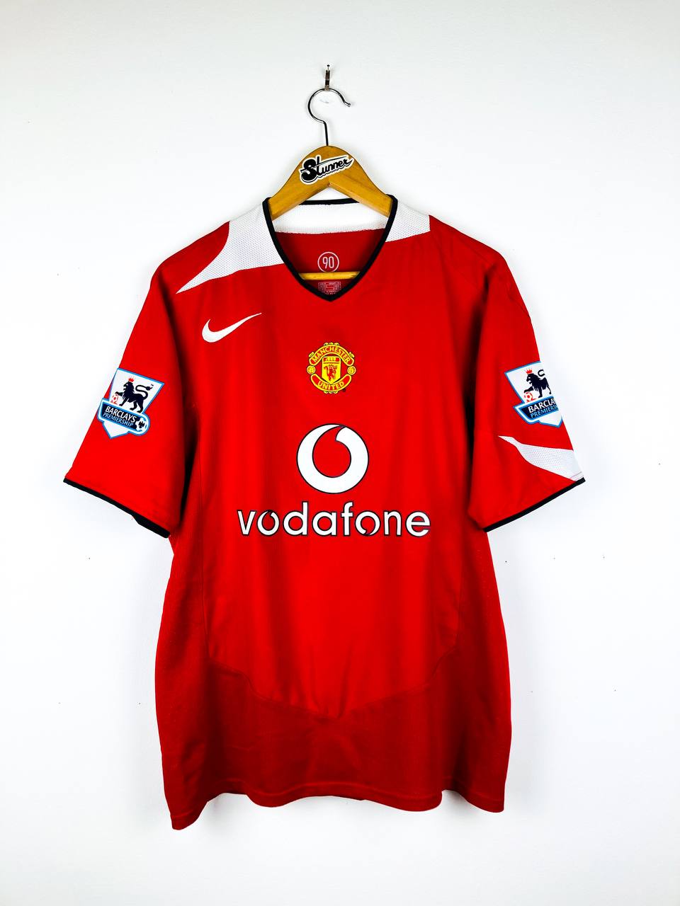 MANCHESTER UNITED 2004/2006 HOME SHIRT #7 RONALDO