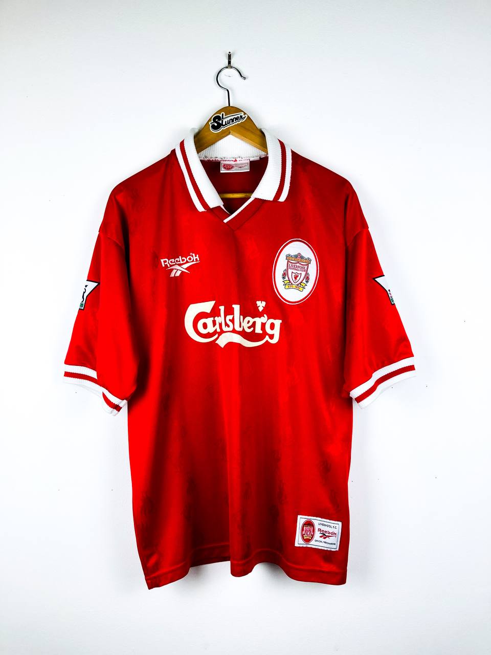 LIVERPOOL 1996/1998 HOME SHIRT #7 McMANAMAN