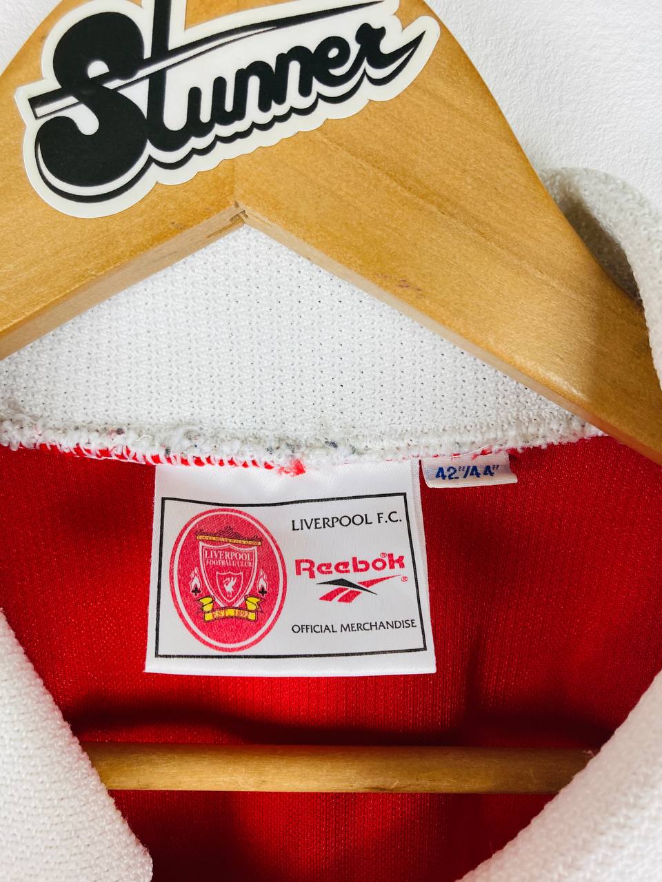LIVERPOOL 1996/1998 HOME SHIRT #7 McMANAMAN