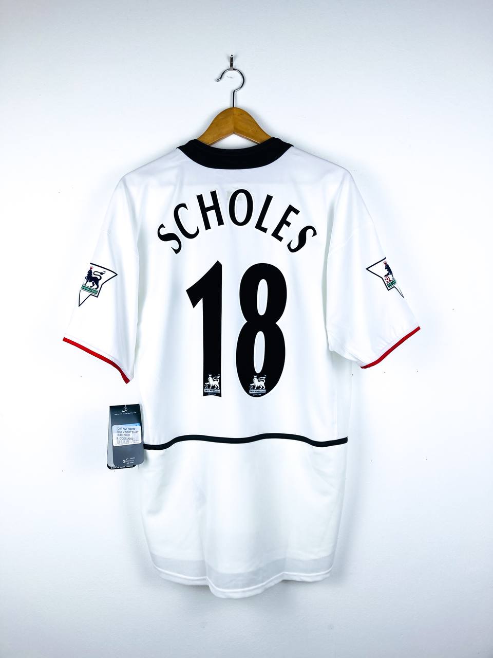 MANCHESTER UNITED 2002/2003 AWAY SHIRT #18 SCHOLES [BNWT]