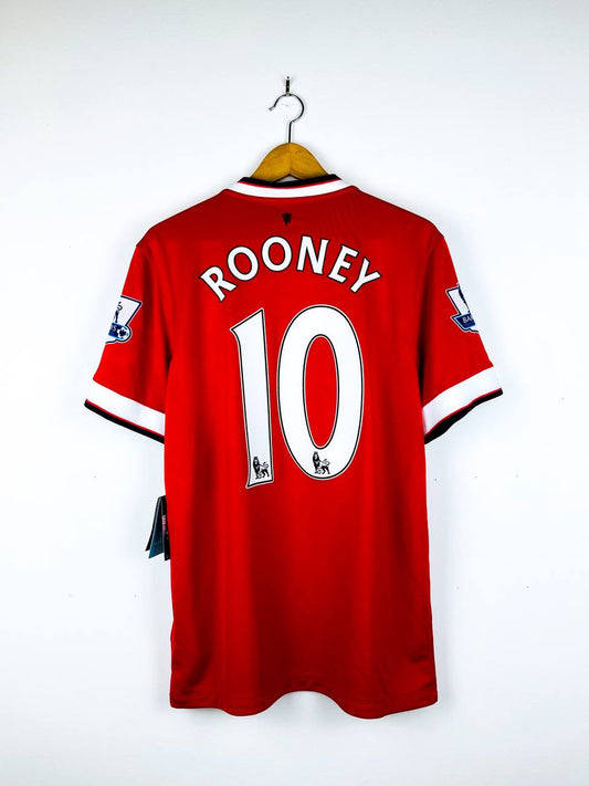 MANCHESTER UNITED 2014/2015 HOME SHIRT #10 ROONEY [BNWT]