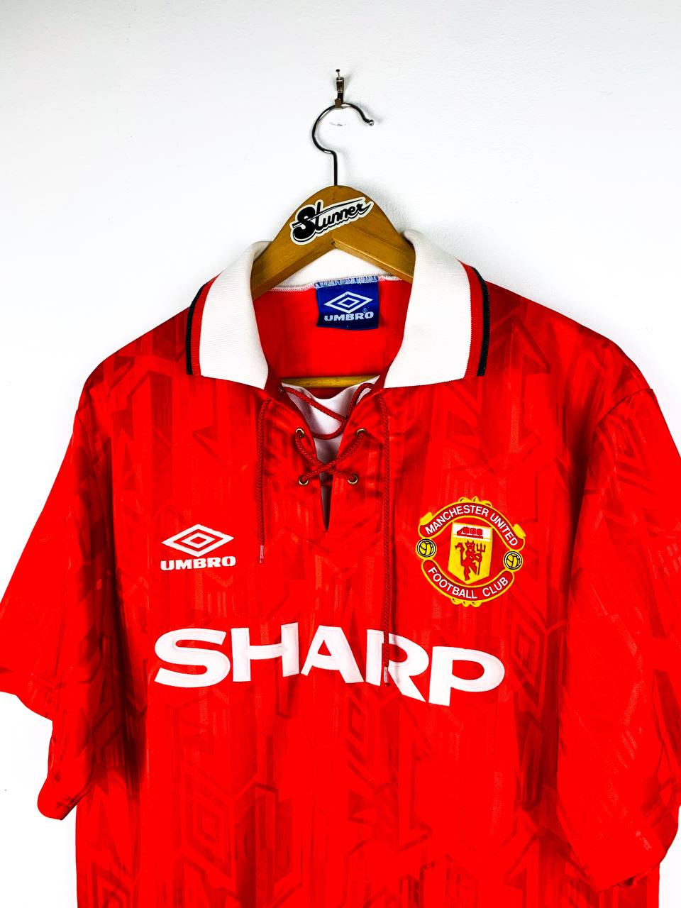 MANCHESTER UNITED 1992/1994 HOME SHIRT #7 CANTONA [L]