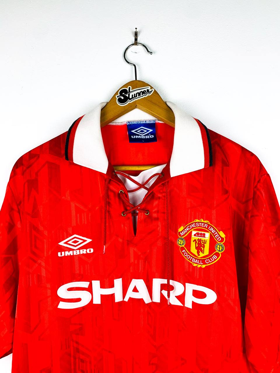 MANCHESTER UNITED 1992/1994 HOME SHIRT #7 CANTONA [L]