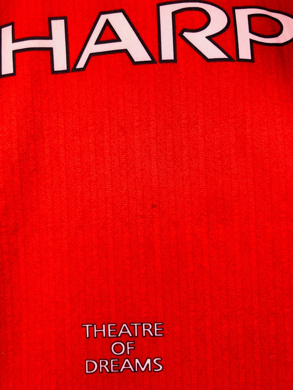 MANCHESTER UNITED 1996/1998 HOME SHIRT #10 BECKHAM [XL]