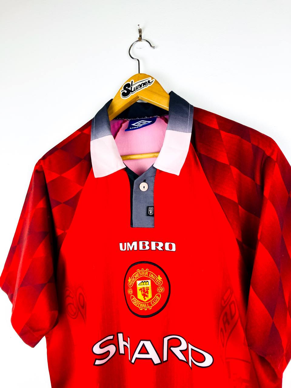 MANCHESTER UNITED 1996/1998 HOME SHIRT #10 BECKHAM [L]
