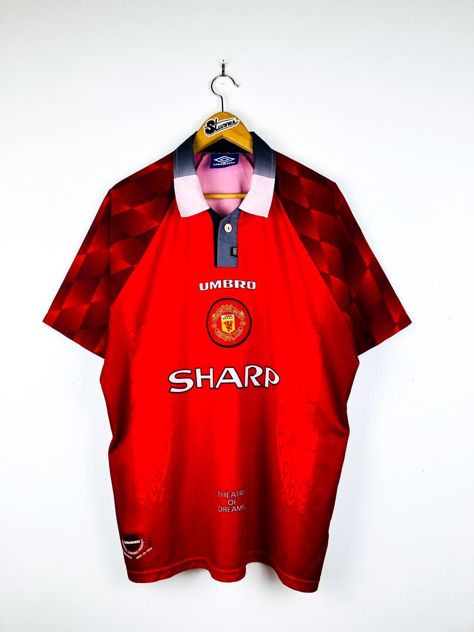 MANCHESTER UNITED 1996/1998 HOME SHIRT #10 BECKHAM [L]