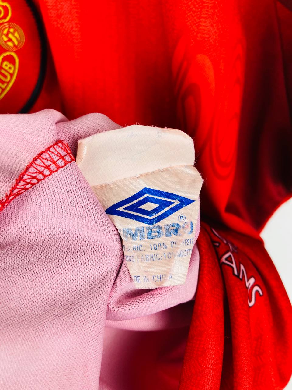 MANCHESTER UNITED 1996/1998 HOME SHIRT #10 BECKHAM [L]