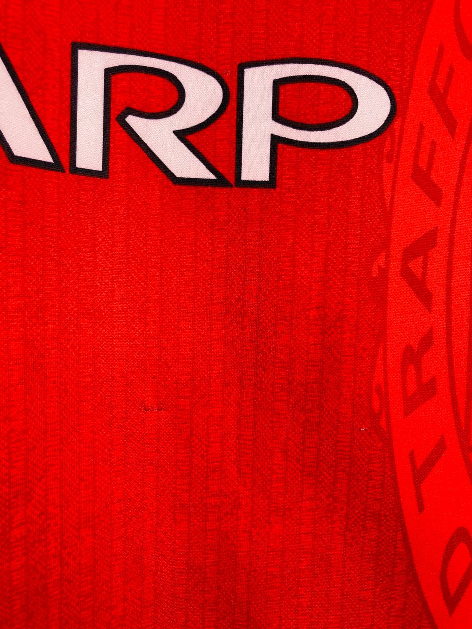 MANCHESTER UNITED 1996/1998 HOME SHIRT #10 BECKHAM [L]
