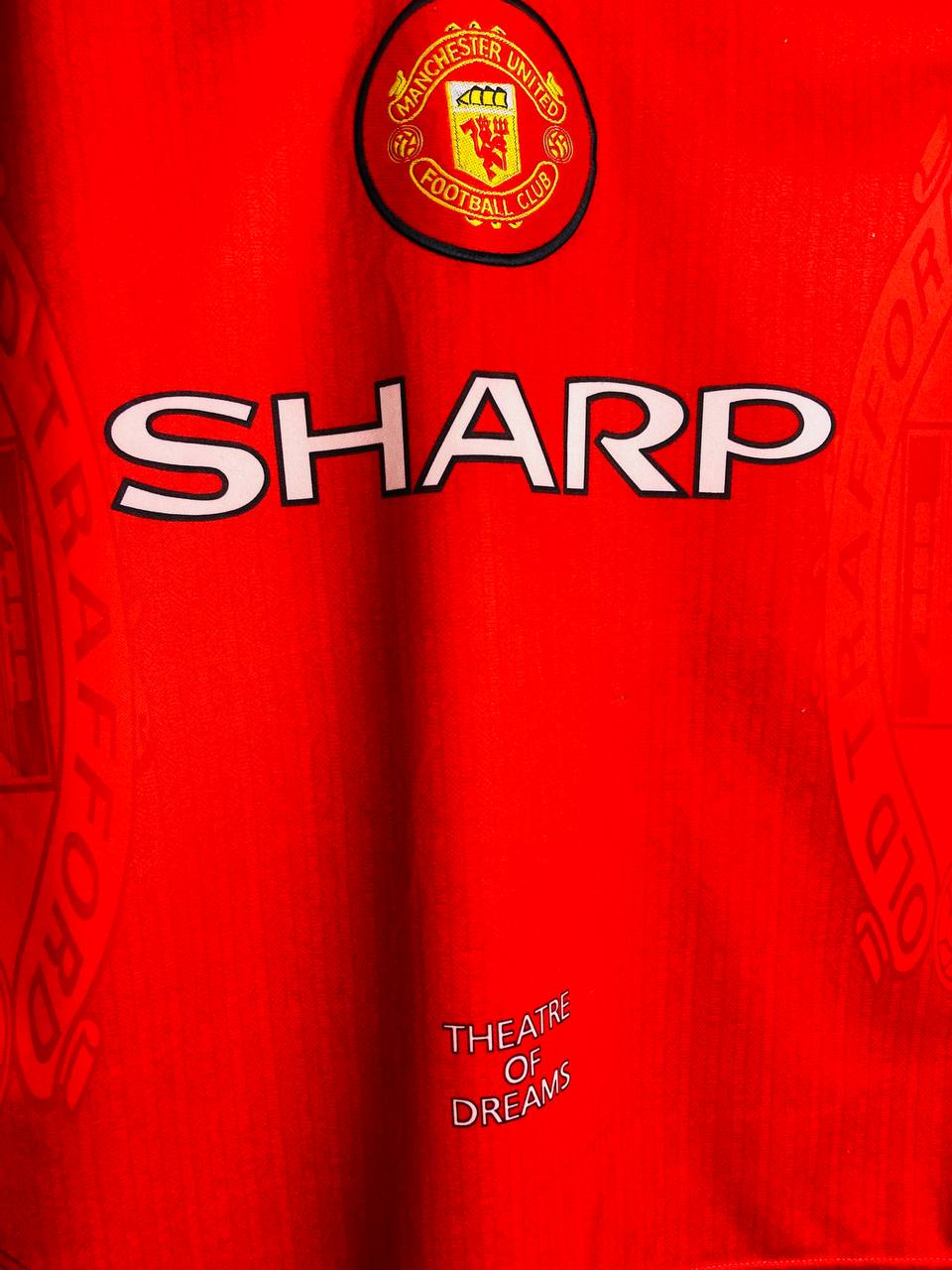 MANCHESTER UNITED 1996/1998 HOME SHIRT #10 BECKHAM [L]