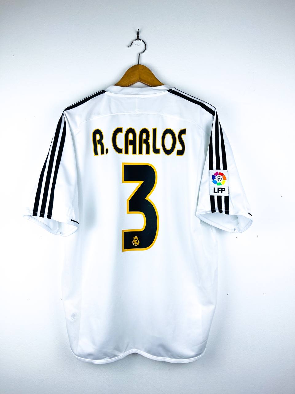 REAL MADRID 2003/2004 HOME SHIRT #3 R.CARLOS