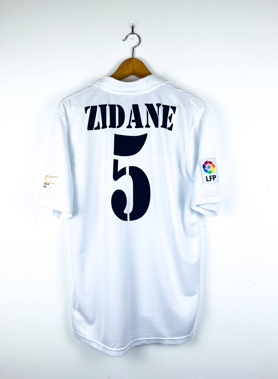 REAL MADRID 2001/2002 *CENTENARY* HOME SHIRT #5 ZIDANE