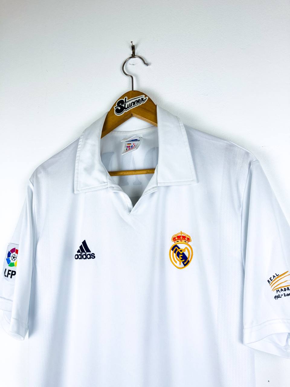 REAL MADRID 2001/2002 *CENTENARY* HOME SHIRT #5 ZIDANE