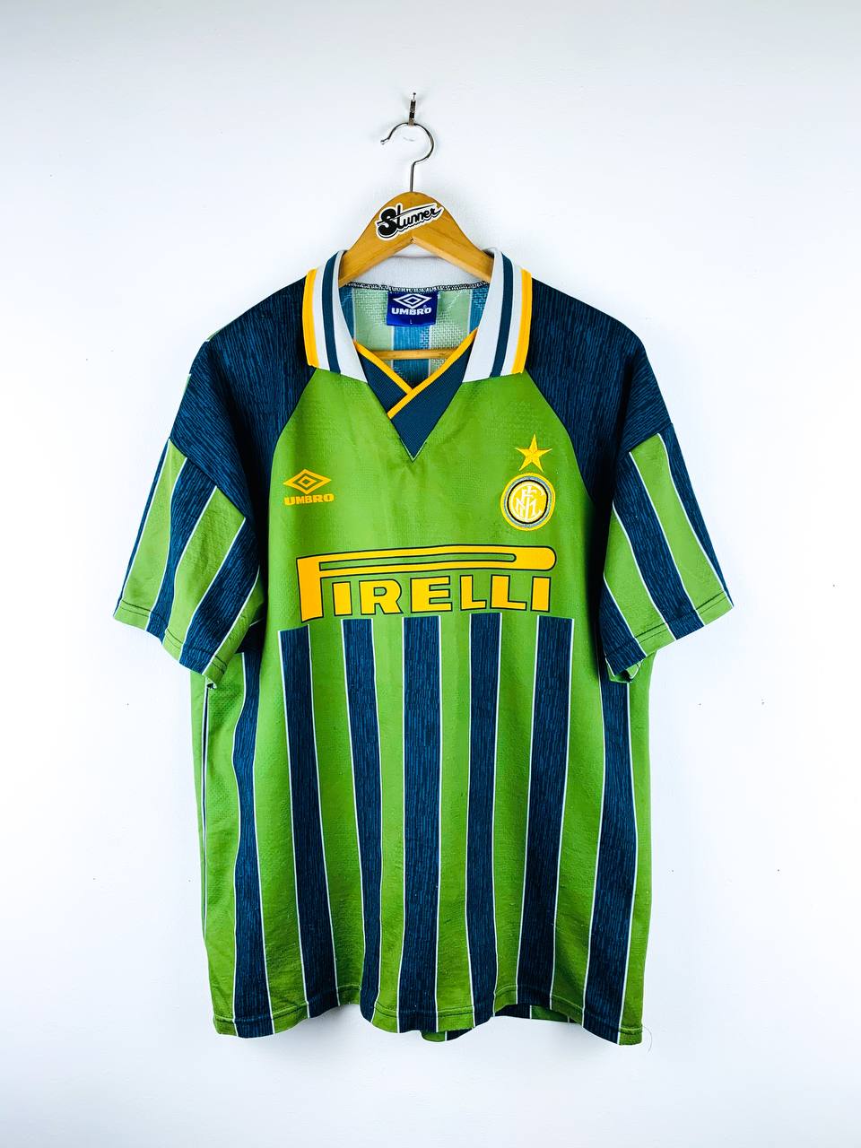 INTER MILAN 1995/1996 THIRD SHIRT #6 R.CARLOS