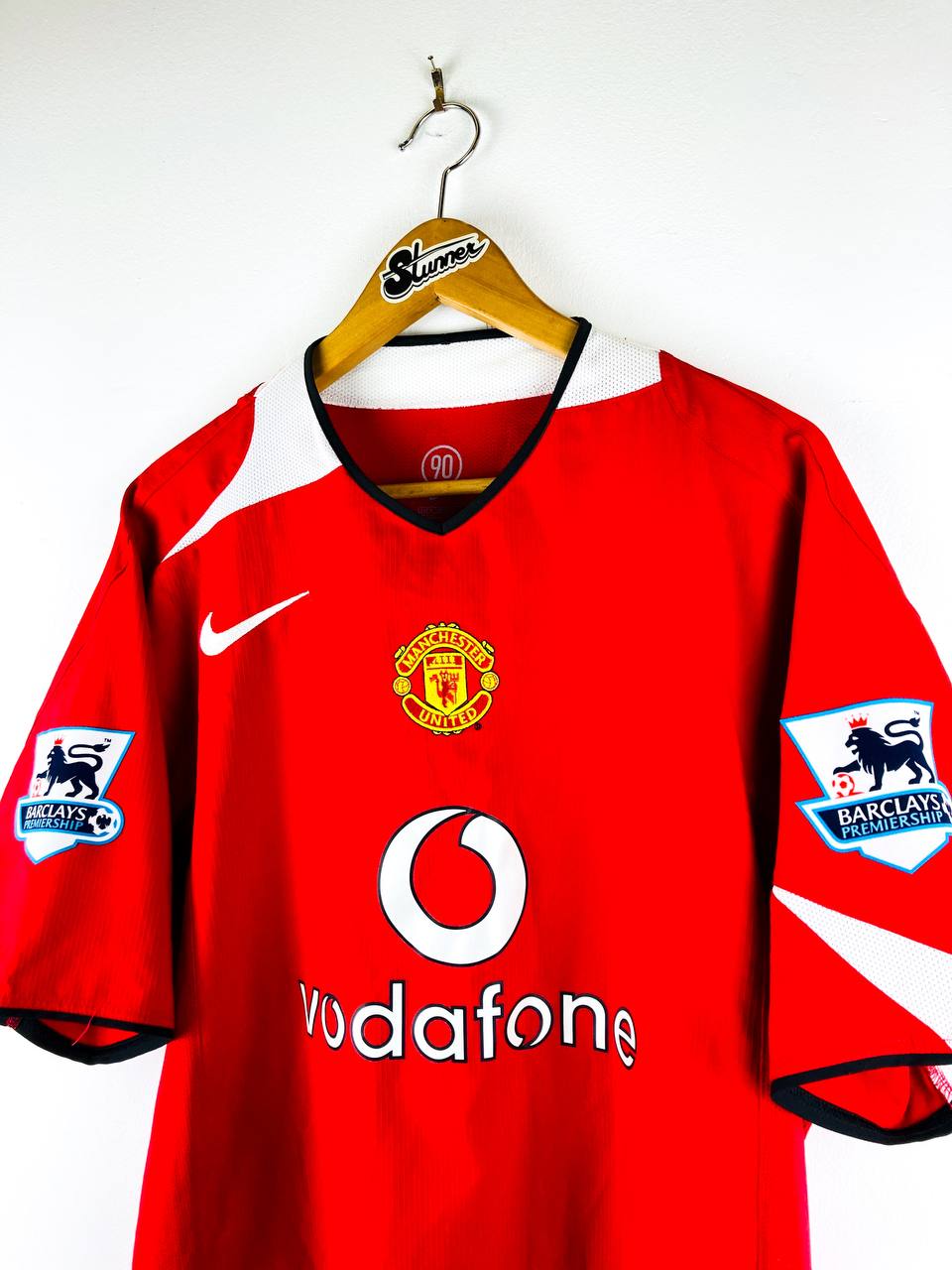 MANCHESTER UNITED 2004/2006 HOME SHIRT #7 RONALDO [XL]