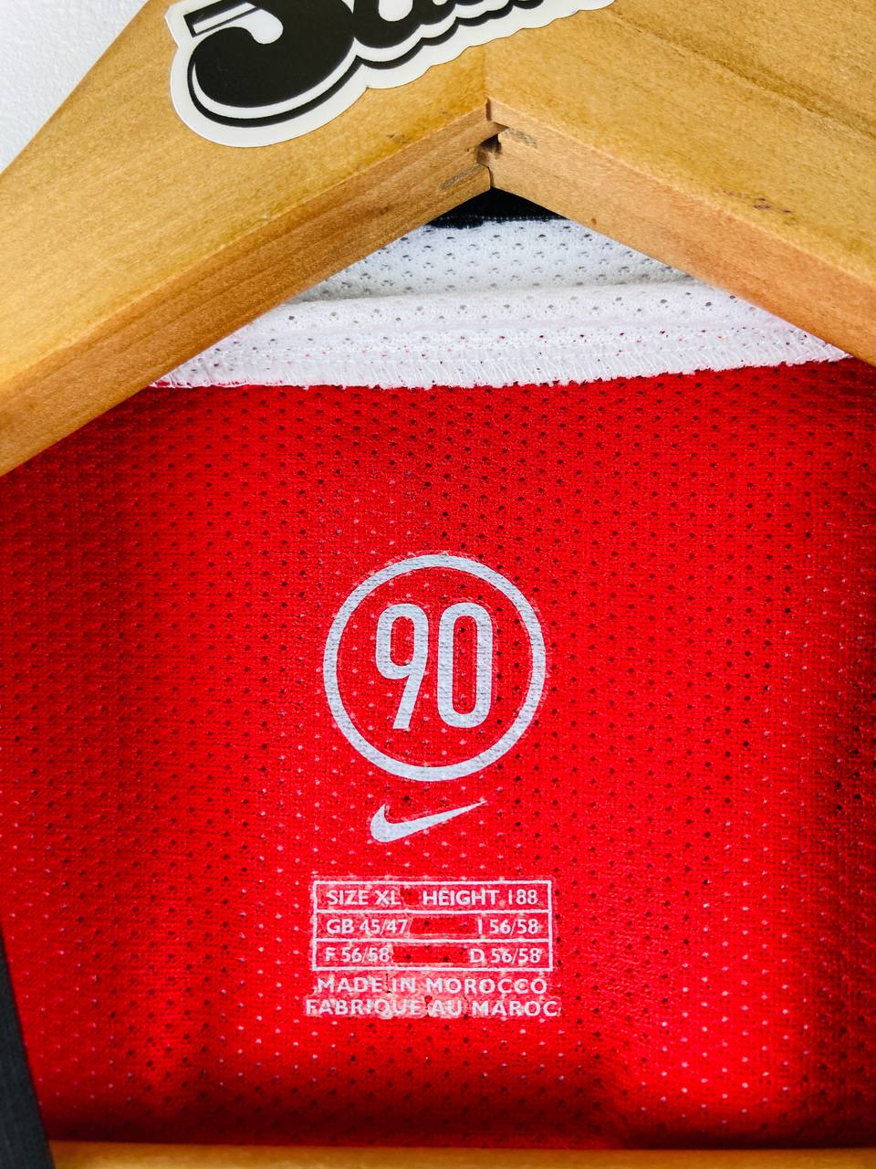 MANCHESTER UNITED 2004/2006 HOME SHIRT #7 RONALDO [XL]