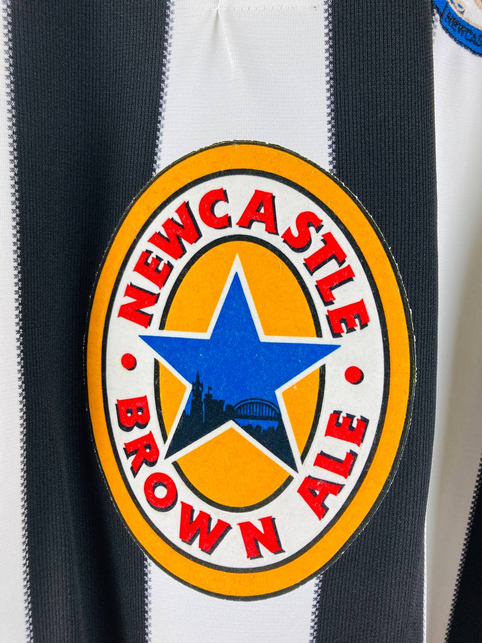 NEWCASTLE UNITED 1995/1997 HOME SHIRT #9 SHEARER [L/S]
