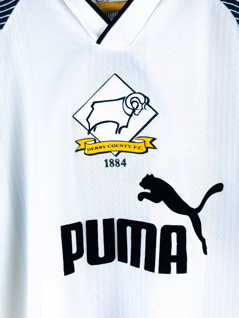 DERBY COUNTY 1995/1997 HOME SHIRT #26 WANCHOPE