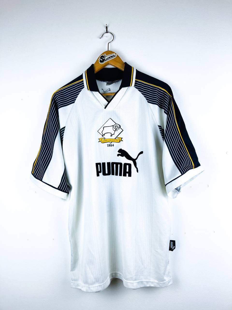 DERBY COUNTY 1995/1997 HOME SHIRT #26 WANCHOPE