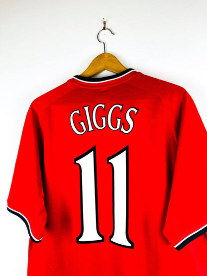 MANCHESTER UNITED 2000/2002 HOME SHIRT #11 GIGGS